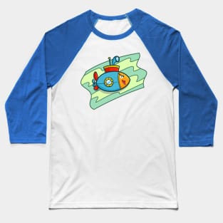 Cool Submarine Baseball T-Shirt